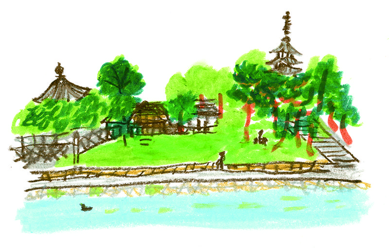 みやげ遊覧絵図（奈良）/翼の王国