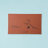 西荻「FALL」さんのショップカードを制作しました。